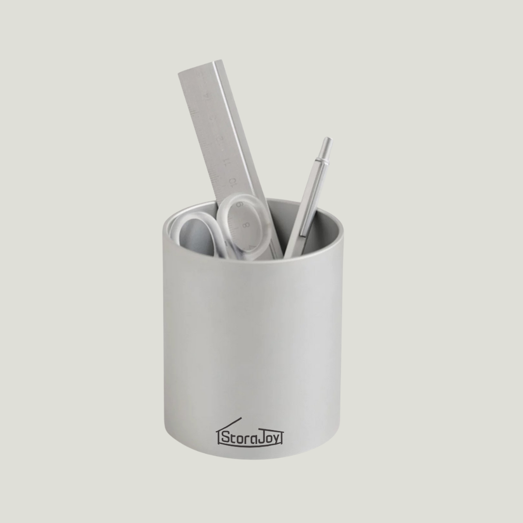 Anodized Aluminum Pen Holder Stationary Storage Bin (STJ-PH01)